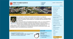 Desktop Screenshot of obec-markvartice.cz